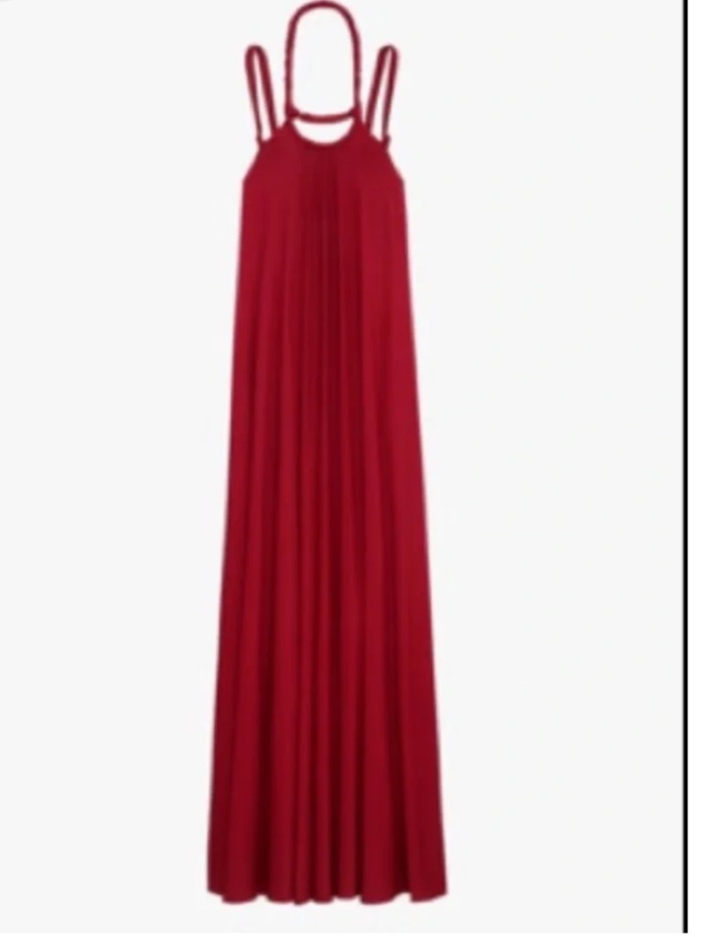 Zara Sleeveless Flowy Maxi Dress with Strappy Neckline Limited Edition - Picture 4 of 14